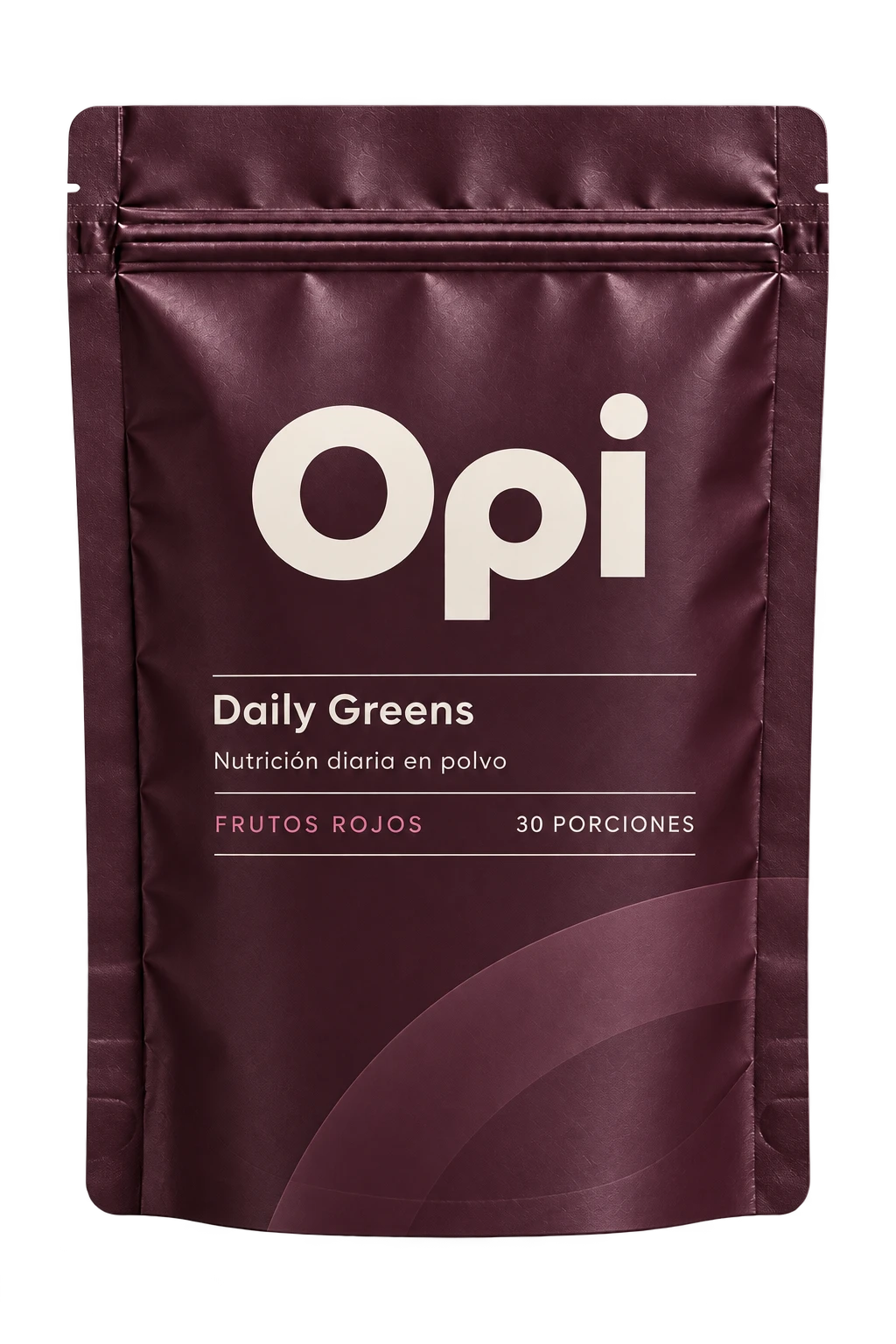 Bolsa ciruela de Opi Daily Greens, frutos rojos, 30 porciones